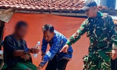Evakuasi ODGJ Bersenjata Tajam di Indramayu